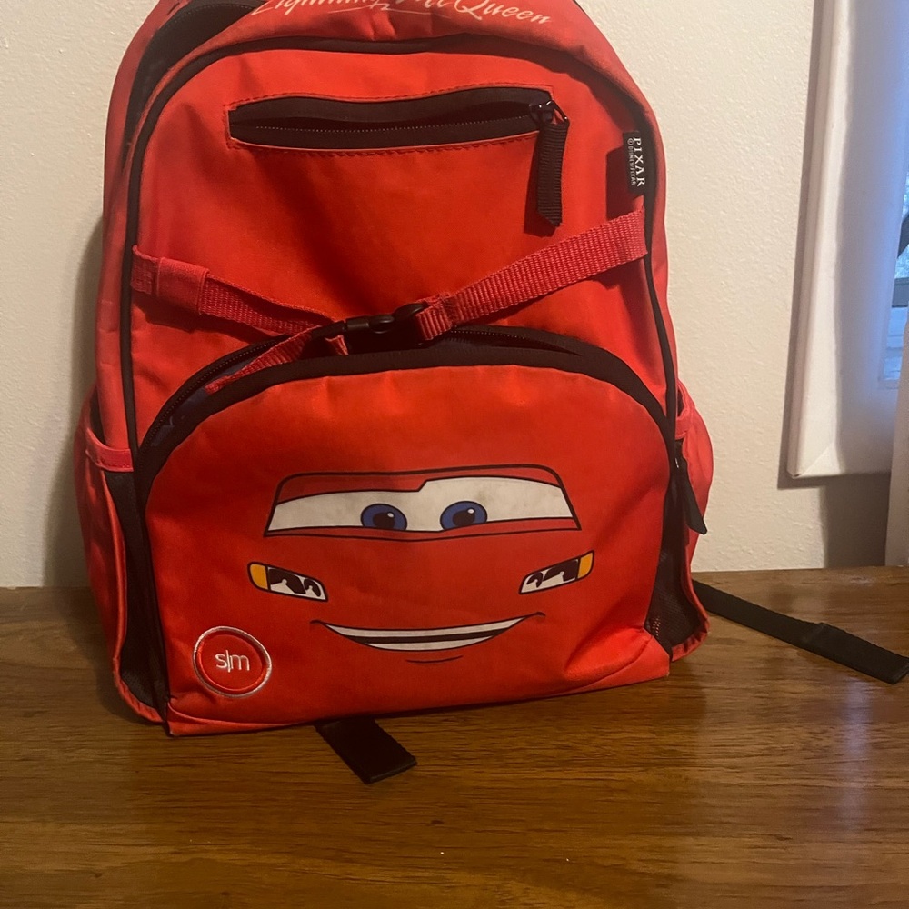 Red Lightning McQueen Backpacks